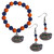 Florida Gators Fan Bead Earrings and Bracelet Set