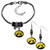 Iowa Hawkeyes Euro Bead Earrings and Bracelet Set