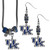 Kentucky Wildcats Euro Bead Earrings and Necklace Set