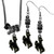 Wyoming Cowboy Euro Bead Earrings and Necklace Set