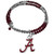 Alabama Crimson Tide Crystal Memory Wire Bracelet