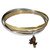 Arizona St. Sun Devils Tri-color Bangle Bracelet