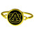 Auburn Tigers Gold Tone Bangle Bracelet