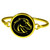Boise St. Broncos Gold Tone Bangle Bracelet