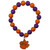 Clemson Tigers Fan Bead Bracelet