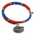 Florida Gators Crystal Memory Wire Bracelet