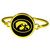 Iowa Hawkeyes Gold Tone Bangle Bracelet