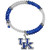Kentucky Wildcats Crystal Memory Wire Bracelet