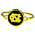 N. Carolina Tar Heels Gold Tone Bangle Bracelet