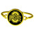 Ohio St. Buckeyes Gold Tone Bangle Bracelet