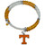Tennessee Volunteers Crystal Memory Wire Bracelet