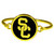 USC Trojans Gold Tone Bangle Bracelet