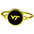 Virginia Tech Hokies Gold Tone Bangle Bracelet