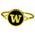 Washington Huskies Gold Tone Bangle Bracelet