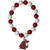 Washington St. Cougars Fan Bead Bracelet