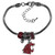 Washington St. Cougars Euro Bead Bracelet