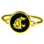 Washington St. Cougars Gold Tone Bangle Bracelet