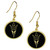 Arizona St. Sun Devils Gold Tone Earrings