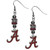 Arkansas Razorbacks Euro Bead Earrings
