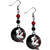 Florida St. Seminoles Fan Bead Dangle Earrings