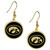Iowa Hawkeyes Gold Tone Earrings