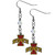 Iowa St. Cyclones Crystal Dangle Earrings