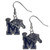 Memphis Tigers Chrome Dangle Earrings