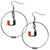 Miami Hurricanes 2 Inch Hoop Earrings