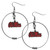 Mississippi Rebels 2 Inch Hoop Earrings