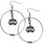 Mississippi St. Bulldogs 2 Inch Hoop Earrings