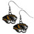 Missouri Tigers Chrome Dangle Earrings