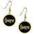 Nebraska Cornhuskers Gold Tone Earrings