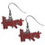 Nebraska Cornhuskers Dangle Earrings