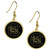 S. Carolina Gamecocks Gold Tone Earrings