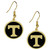 Tennessee Volunteers Gold Tone Earrings