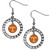 Tennessee Volunteers Rhinestone Hoop Earrings