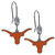 Texas Longhorns Crystal Dangle Earrings