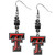 Texas Tech Raiders Euro Bead Earrings
