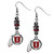 Utah Utes Euro Bead Earrings