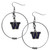 Washington Huskies 2 Inch Hoop Earrings