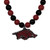 Arkansas Razorbacks Fan Bead Necklace