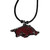 Arkansas Razorbacks Cord Necklace