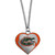 Florida Gators Heart Necklace