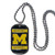 Michigan Wolverines Tag Necklace