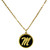 Mississippi Rebels Gold Tone Necklace
