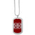 Mississippi St. Bulldogs Team Tag Necklace