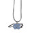 N. Carolina Tar Heels State Charm Necklace