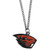 Oregon St. Beavers Chain Necklace with Small Charm