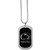 Penn St. Nittany Lions Chrome Tag Necklace