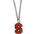 Syracuse Orange Chain Necklace with Small Charm